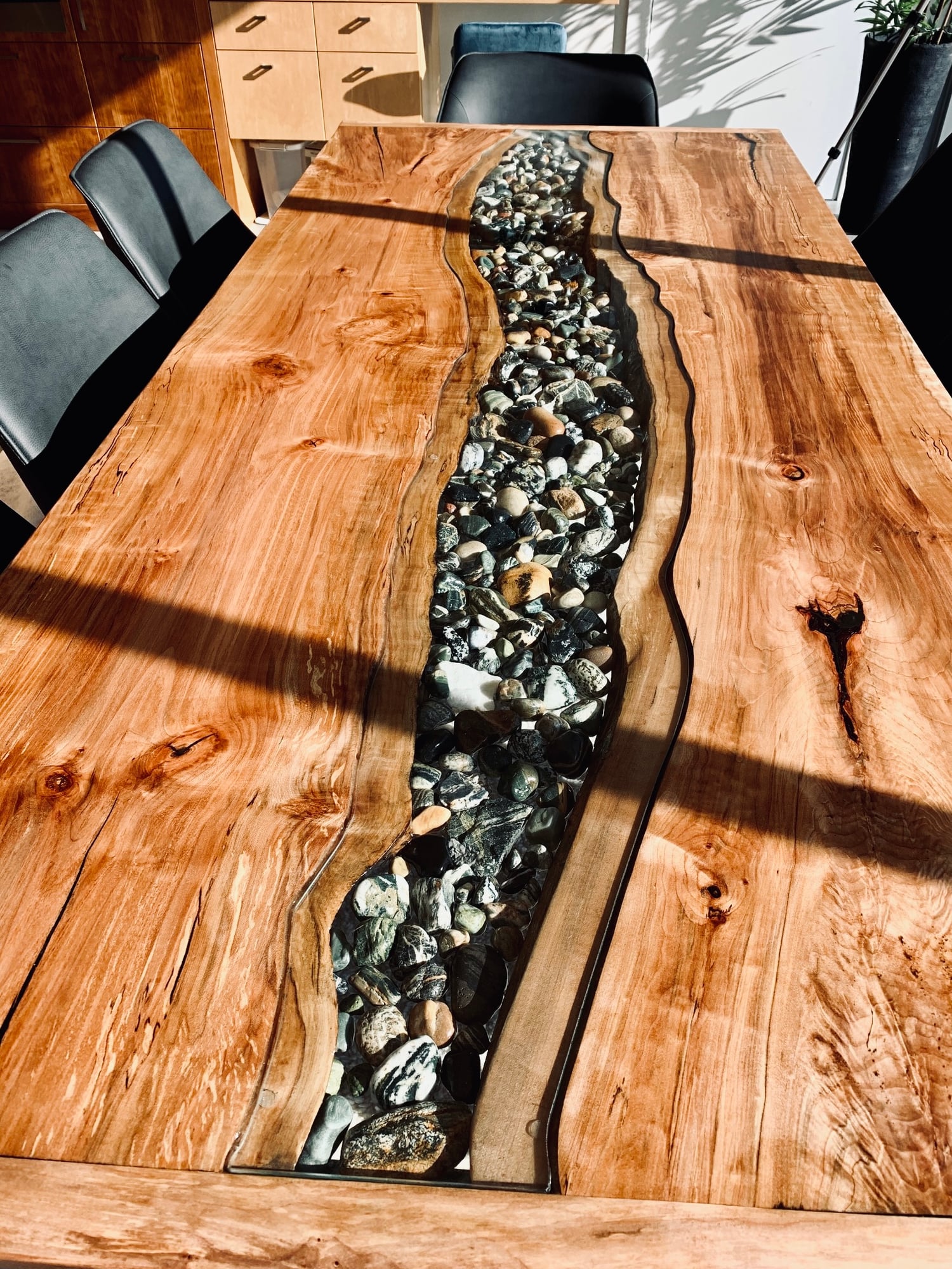 River table overhead